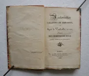 Historiettes galantes et grivoises, ou sujets de Vaudevilles, en vers, suivies des erreurs du jour, fables critiques et politiques. - photo