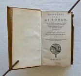 Mémoires sur les choses advenües en France depuis la mort de Henry le Grand, jusques à la paix faite avec les Réformés au mois de juin 1629.
Seconde édition, augmentée d’un quatrième livre, et de divers discours politiques du mesme auteur, cy-devant non imprimés [suivi de] : Discours politiques du Duc de Rohan, faits en divers temps sur les affaires qui se passoient [suivi de] : Véritable discours de ce qui s’est passé en l’Assemblée politique des Églises Réformées de France, tenüe à Saumur par la permission du Roy, l’an 1611. Servant de supplément aux mémoires du Duc de Rohan. - photo