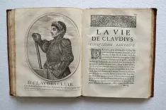 L’histoire des Empereurs romains, avec leurs portraicts en taille douce : efcrit en latin par Suetone, et nouvellement traduit, par Mr. Du Teil, Advocat en Parlement. - photo