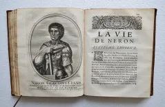 L’histoire des Empereurs romains, avec leurs portraicts en taille douce : efcrit en latin par Suetone, et nouvellement traduit, par Mr. Du Teil, Advocat en Parlement. - photo