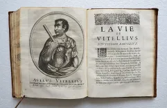 L’histoire des Empereurs romains, avec leurs portraicts en taille douce : efcrit en latin par Suetone, et nouvellement traduit, par Mr. Du Teil, Advocat en Parlement. - photo