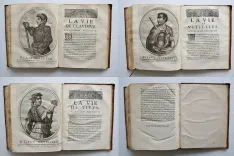 L’histoire des Empereurs romains, avec leurs portraicts en taille douce : efcrit en latin par Suetone, et nouvellement traduit, par Mr. Du Teil, Advocat en Parlement. - photo