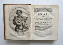 L’histoire des Empereurs romains, avec leurs portraicts en taille douce : efcrit en latin par Suetone, et nouvellement traduit, par Mr. Du Teil, Advocat en Parlement. - photo