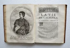 L’histoire des Empereurs romains, avec leurs portraicts en taille douce : efcrit en latin par Suetone, et nouvellement traduit, par Mr. Du Teil, Advocat en Parlement. - photo