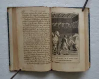 Voyages de Gulliver, traduits de l’anglais, de Swift, par l’abbé Des Fontaines.
Édition ornée de douze gravures. - photo