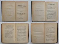 « La plus grande œuvre de la littérature russeet une des plus importantes de la littérature universelle »(Dictionnaire des Œuvres).
La guerre et la paix.
Roman historique, traduit avec l’autorisation de l’auteur par une russe.
Tome premier. Avant Tilsitt – 1805 / 1807
Tome deuxième. L’invasion – 1807 / 1812
Tome troisième. Borodino – Les français à Moscou – Epilogue – 1812 / 1820 - photo