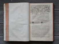 Biblia Sacra, cum universis Franc. Vatabli, regii hebraicae linguae quondam professoris, et variorum interpretum, annotationibus (…). - photo