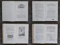 Les enfants du capitaine Grant – Voyage autour du monde.
Illustré de 172 vignettes par Riou gravées par Pannemaker. - photo