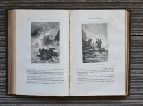 Les enfants du capitaine Grant – Voyage autour du monde.
Illustré de 172 vignettes par Riou gravées par Pannemaker. - photo