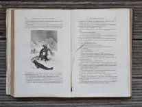 Voyages et aventures du capitaine Hatteras – Les anglais au pôle nord – Le désert de glace.
150 vignettes par Riou. - photo