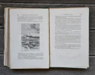 Voyages et aventures du capitaine Hatteras – Les anglais au pôle nord – Le désert de glace.
150 vignettes par Riou. - photo