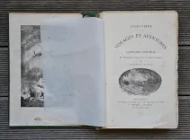 Voyages et aventures du capitaine Hatteras – Les anglais au pôle nord – Le désert de glace.
150 vignettes par Riou. - photo