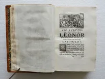 Vida, e virtudes heroycas da Augustissima Emperatriz Leonor Magdalena Thereza, esposa de Leopoldo o grande Emperador dos romanos, dedicada a Serenissima Senhora Infante de Portugal D. Maria (…).
Traduzida de Alemao em Portuguez por D. Joao Leopoldo Barao livre de Seegh (…). - photo