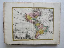 Samuelis Fabri Rect. Gymn. Norib. Atlas Scholastichodoeporicus oder immer stärcker anwachsender Schul- und Reisen-Atlas nach der schwer- und beschwerlichen Last erleichtert und bequemer gemacht sowohl in denen Alten für die gelehrte; als auch in denen Neusten kleinen, doch vollständigen Mappen, für die jenige, welche in denen Land-Charten noch unerfahren vom Neuen ausgefertigt von Christoph Weigel. Der Kaiserl. Reichs Post gegen-über wohnhafft in Nürnberg. - photo