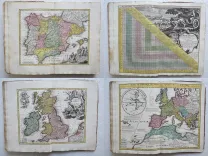 Samuelis Fabri Rect. Gymn. Norib. Atlas Scholastichodoeporicus oder immer stärcker anwachsender Schul- und Reisen-Atlas nach der schwer- und beschwerlichen Last erleichtert und bequemer gemacht sowohl in denen Alten für die gelehrte; als auch in denen Neusten kleinen, doch vollständigen Mappen, für die jenige, welche in denen Land-Charten noch unerfahren vom Neuen ausgefertigt von Christoph Weigel. Der Kaiserl. Reichs Post gegen-über wohnhafft in Nürnberg. - photo